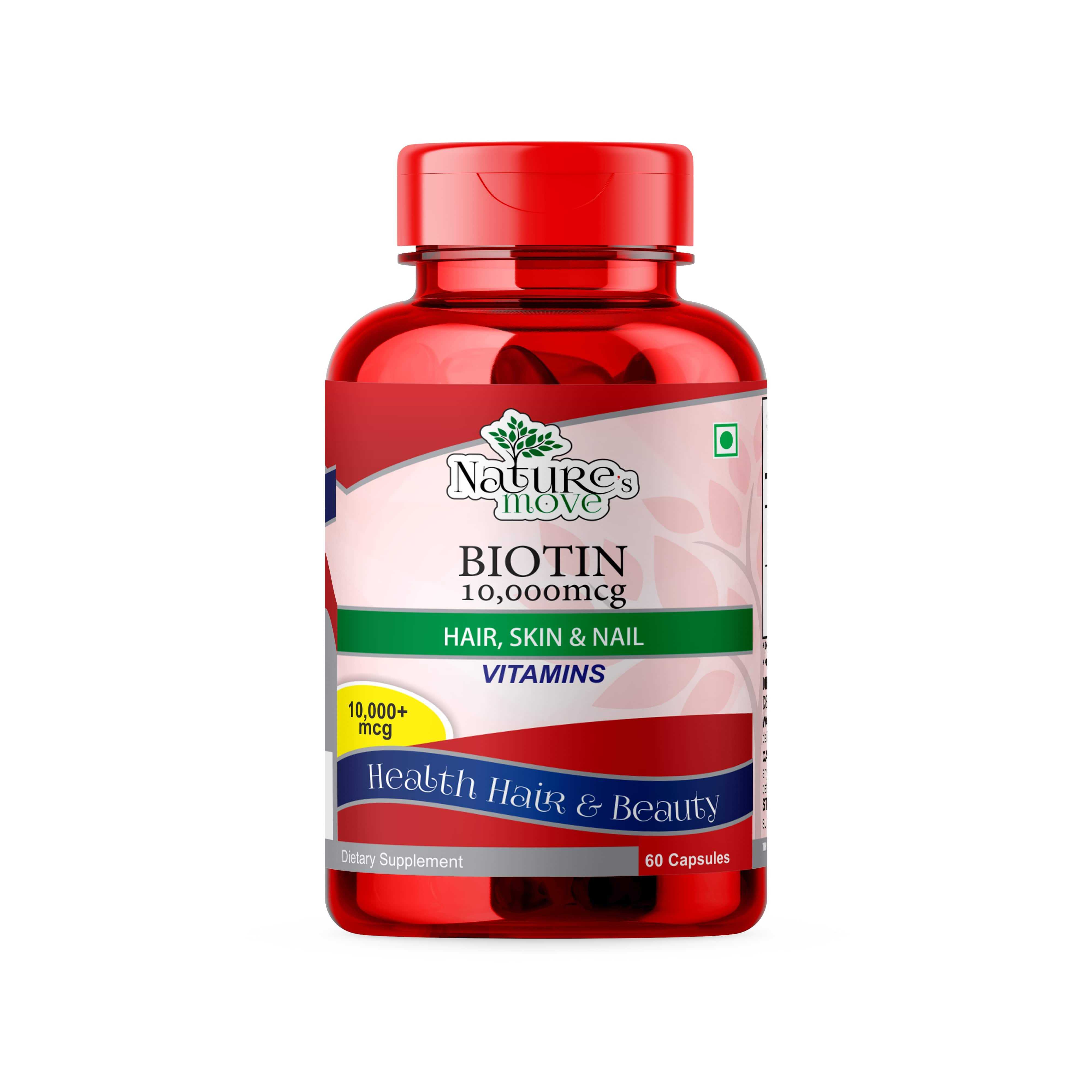 Biotin 10,000mcg | Hair, Skin & Nails