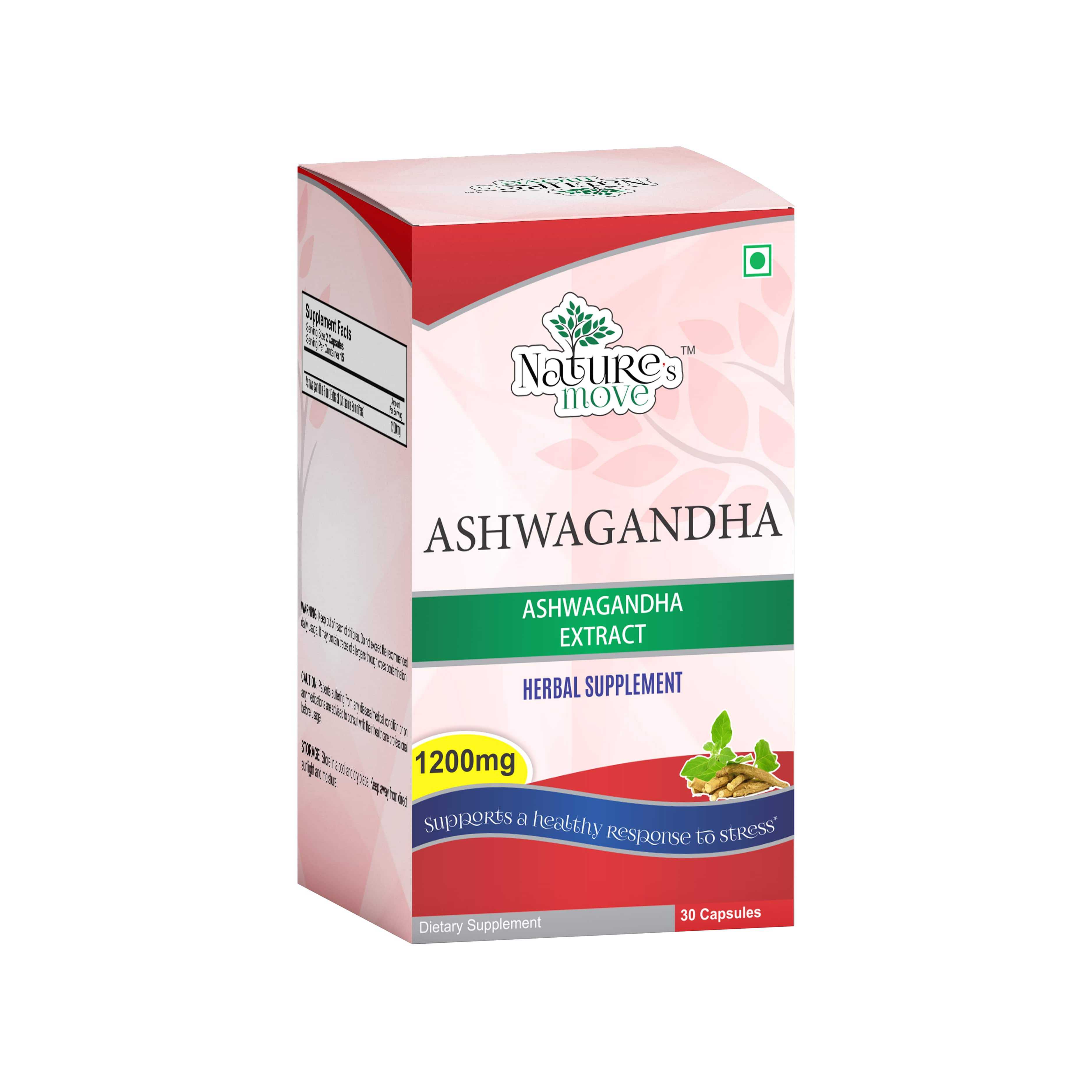 Ashwagandha (KSM-99) 1200mg 30 Capsules