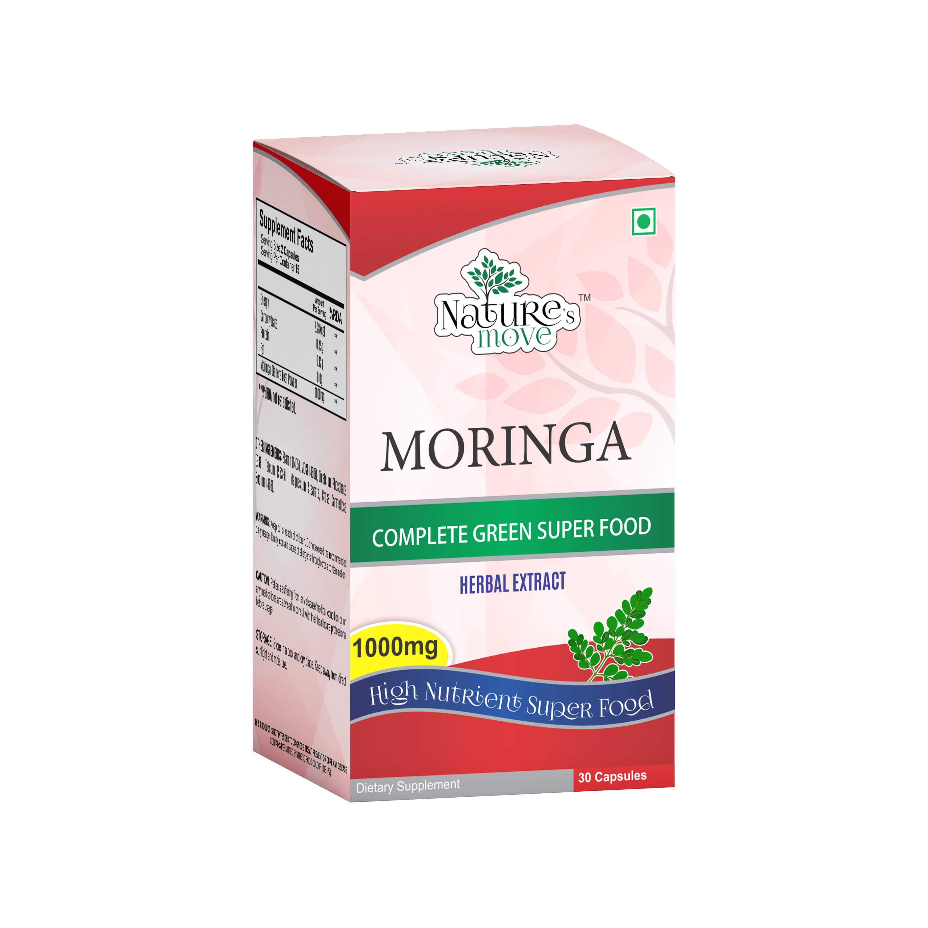 Moringa 1000mg 30 Capsules